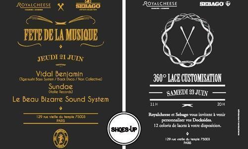 Fête de la musique // Sebago x Royalcheese shoes
