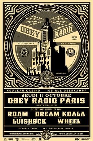 obey radio party nouveau casino