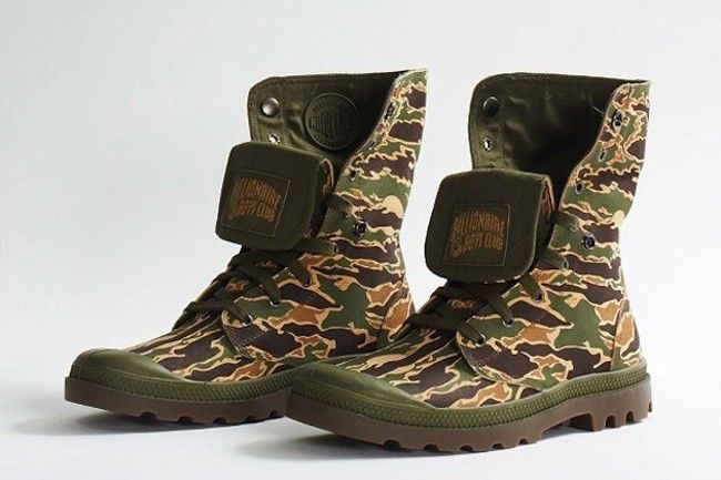 palladium billionaire boys club camouflage boots 3