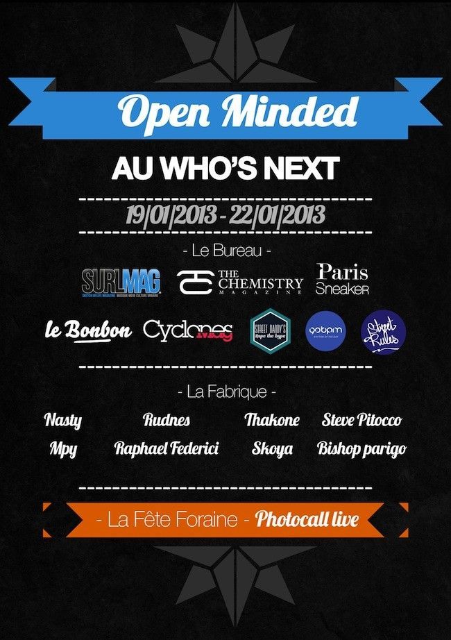 Open Minded @ Who's Next !