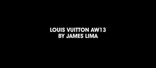 LOUIS VUITTON AW13 BY JAMES LIMA