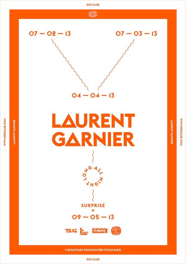 Rex Club « 25 years » Presents : Laurent Garnier 