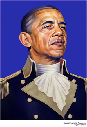 Barack Obama by Evgeny Partenov