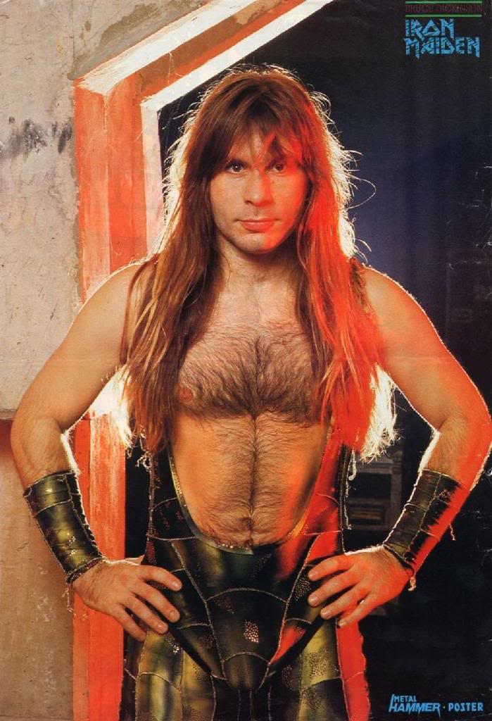 Un des membres des Iron Maiden