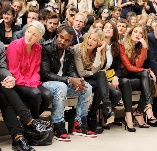 fashion week front row