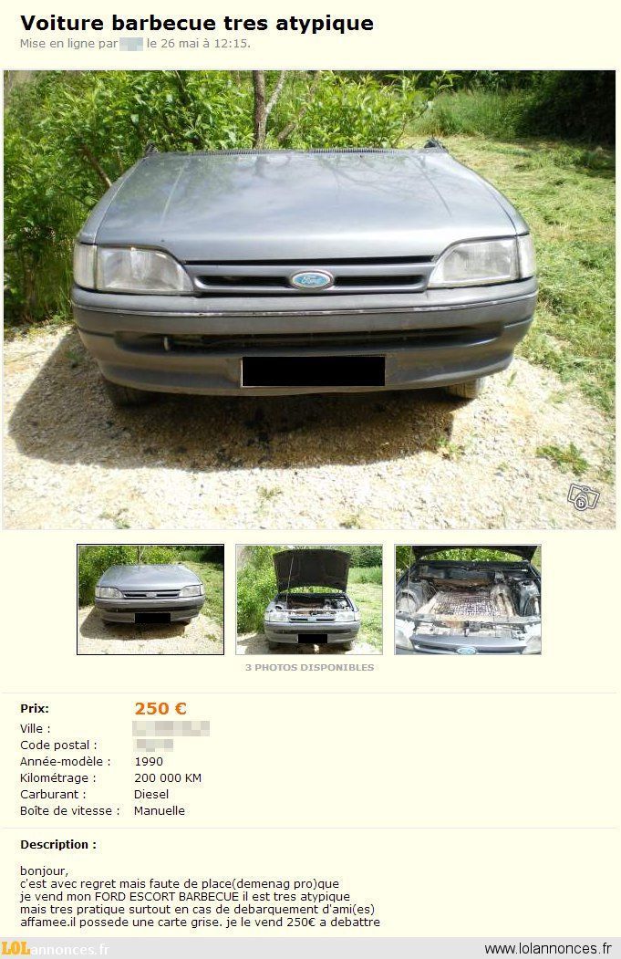 barbecue annonces