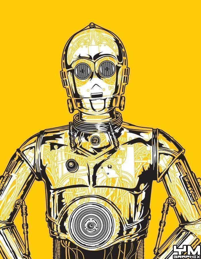 C-3PO Android Robot Anatomy