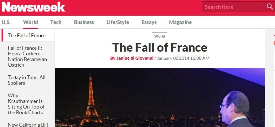 Newsweek the fall of france