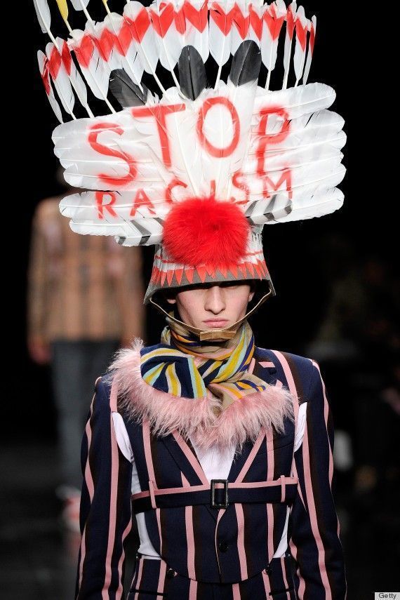 Walter Van Beirendonck stop racism défilé fashion week