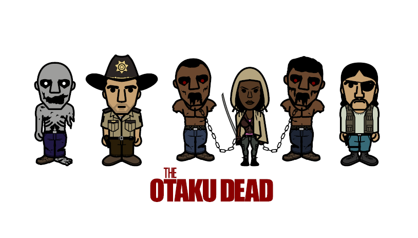 otaku-tshirt-walking-dead-geek