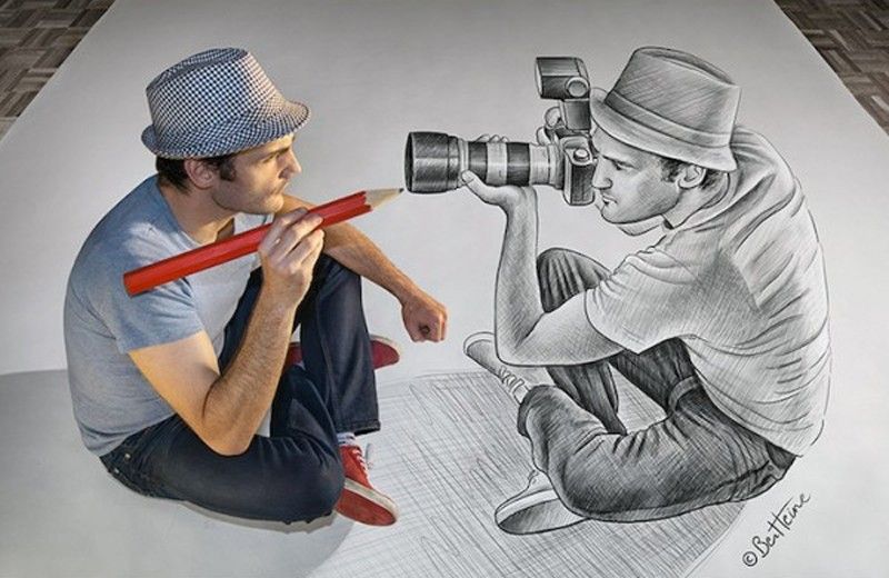 3D Drawings Ben Heine