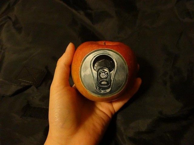 Apple illusions drawing