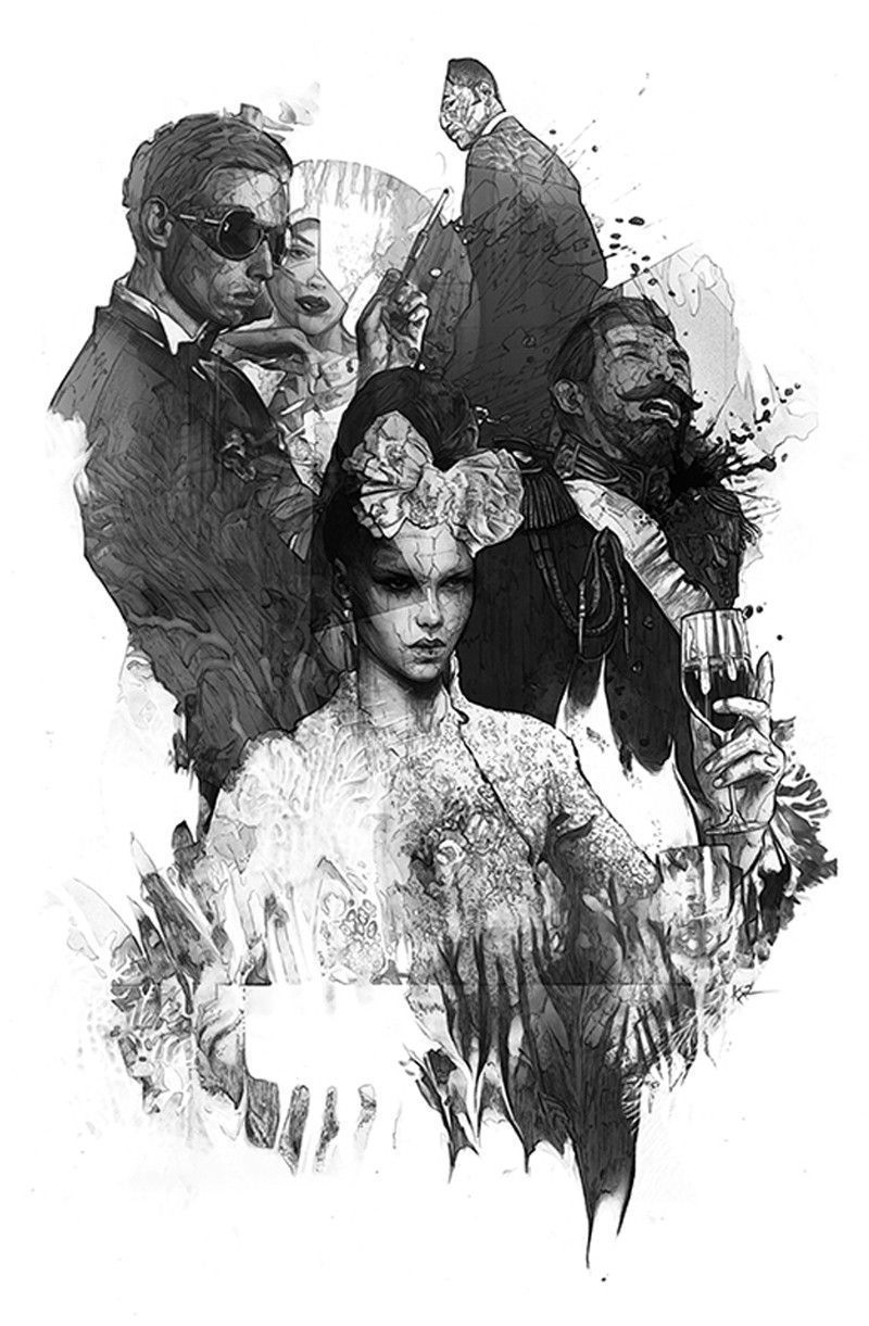 Illustrations noir & blanc