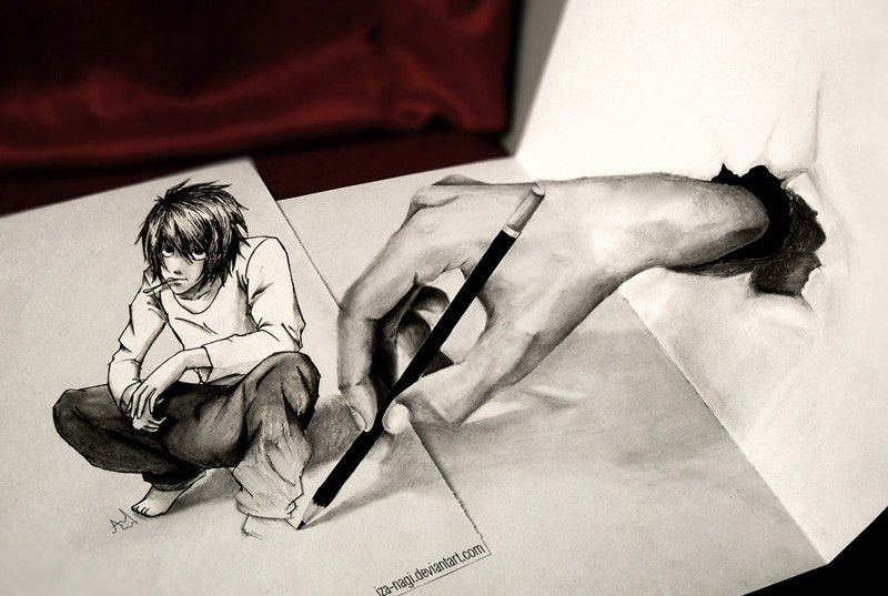 Iza-nagi DeviantArt 3D drawing