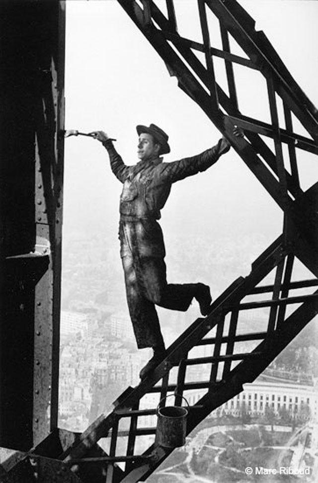 Le peintre de la tour eiffel Marc Riboud