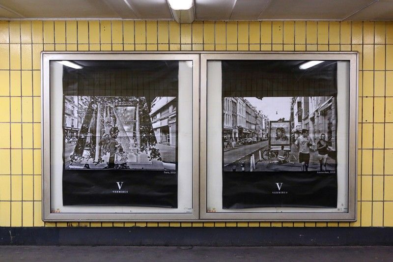 Vermibus camouflage street art