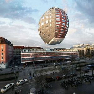 Victor Enrich photographie manipulation image immeuble