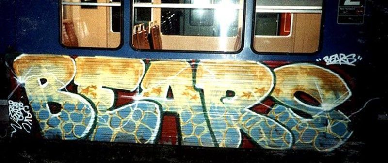 graffiti bears 1994 St lazare