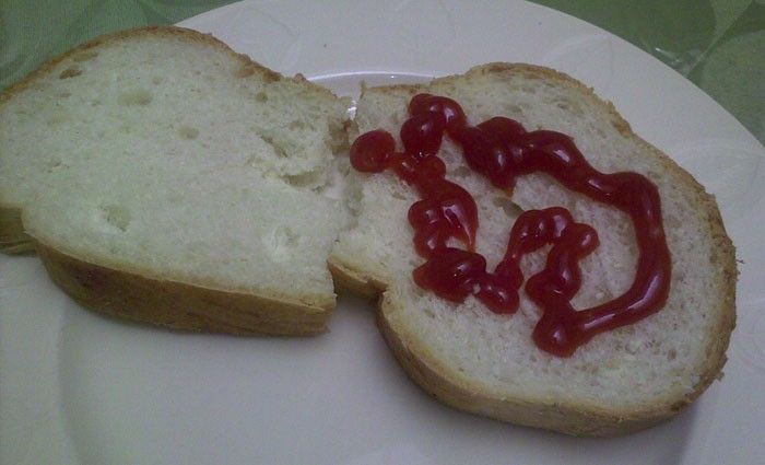 sandwich ketchup galeriens
