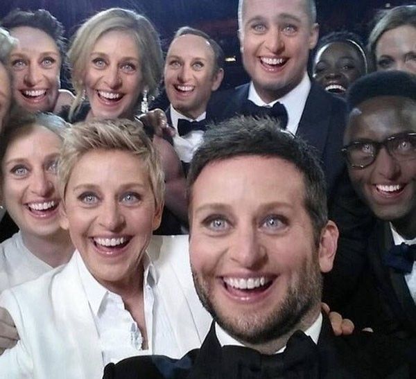 selfie Ellen de generes