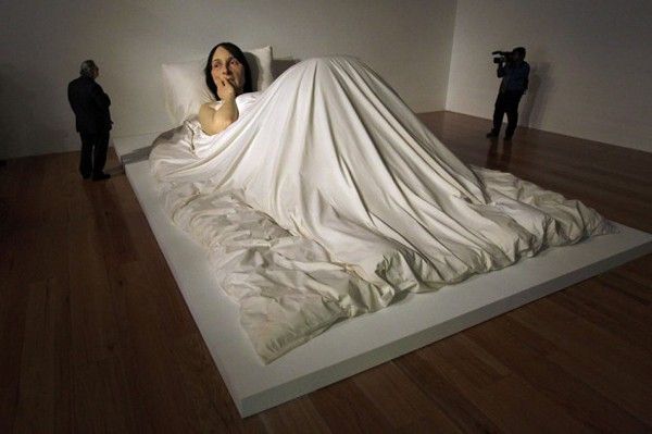 in bed sculpture