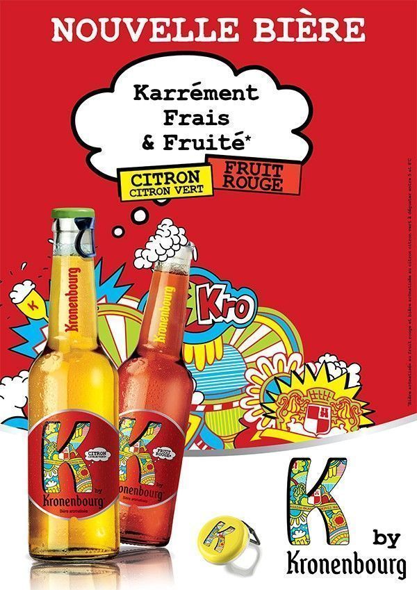 La K by Kronenbourg, une nouvelle bière fruitée