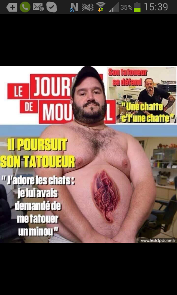 minou ventre
