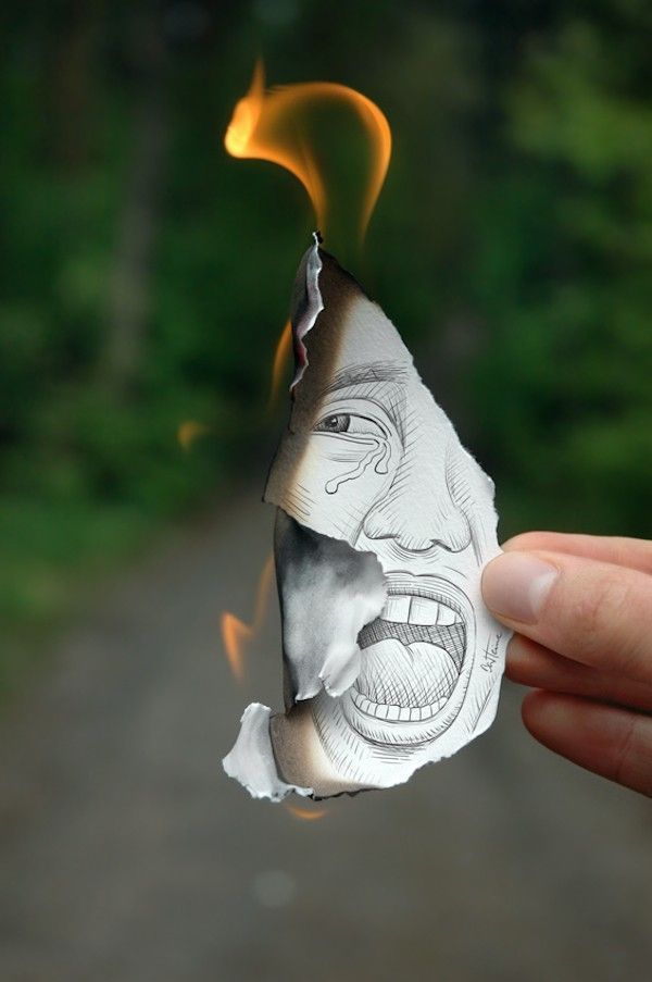 ben heine homme feu