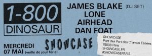 james blake showcase