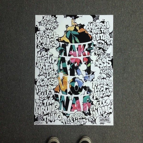 Création MAKE ART NOT WAR
