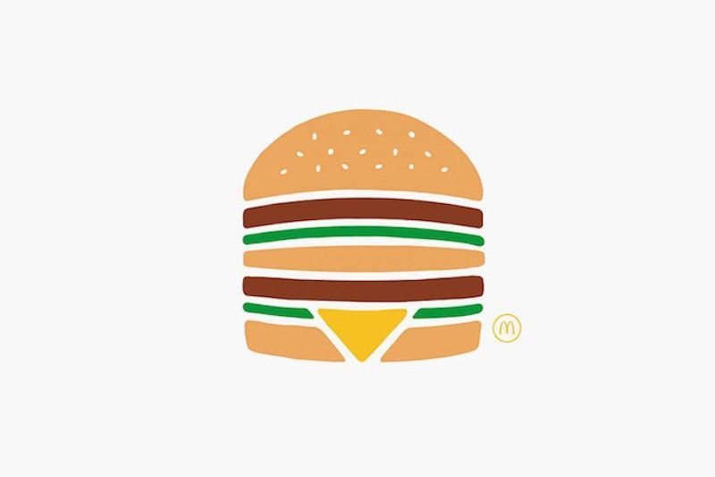 Burger Mc Do - Campagne minimaliste