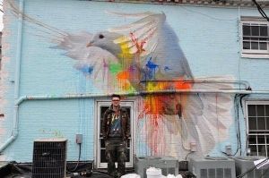 Street Art oiseau