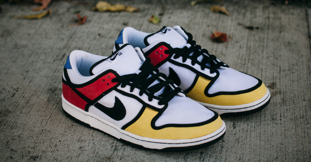 art nike dunk mondrian