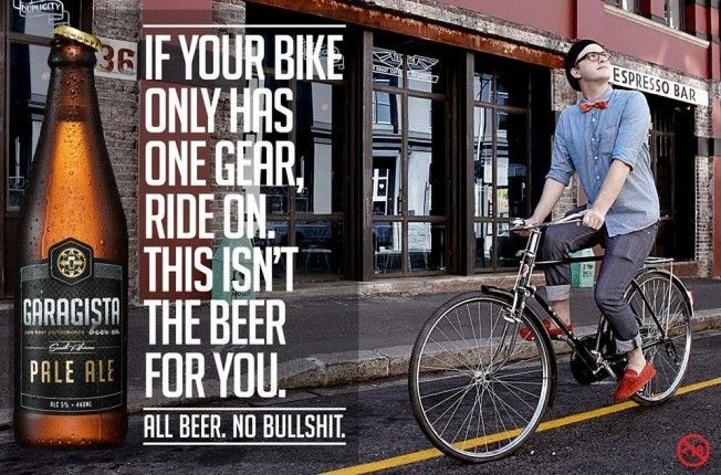 biere garagista velo hipsters