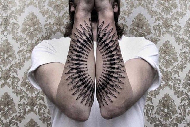 tatouages-gemetriques-permanents-art-corporel