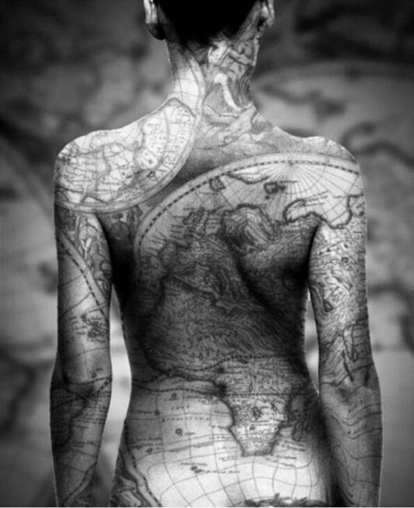 map tatouage