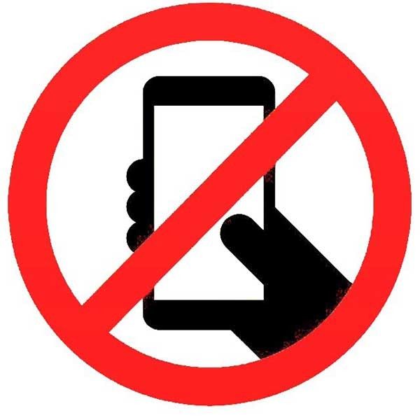smartphone interdit