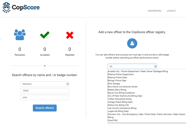 copscore 5