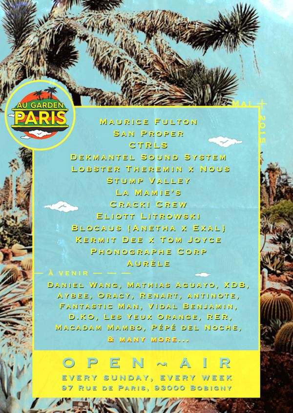 Au Garden Paris : l&rsquo;endroit qui va te faire sortir de ton lit le dimanche