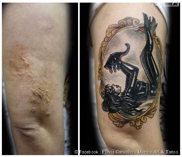 tatouage femme battue