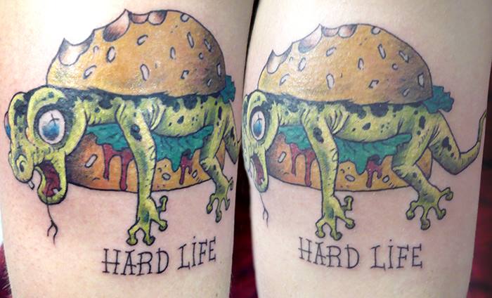 tatouage burger