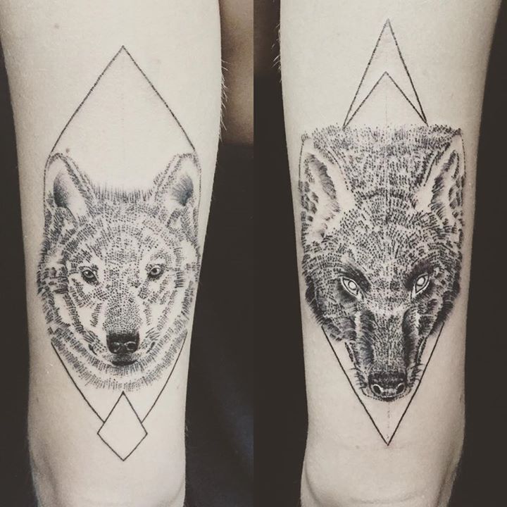 loup tatouage