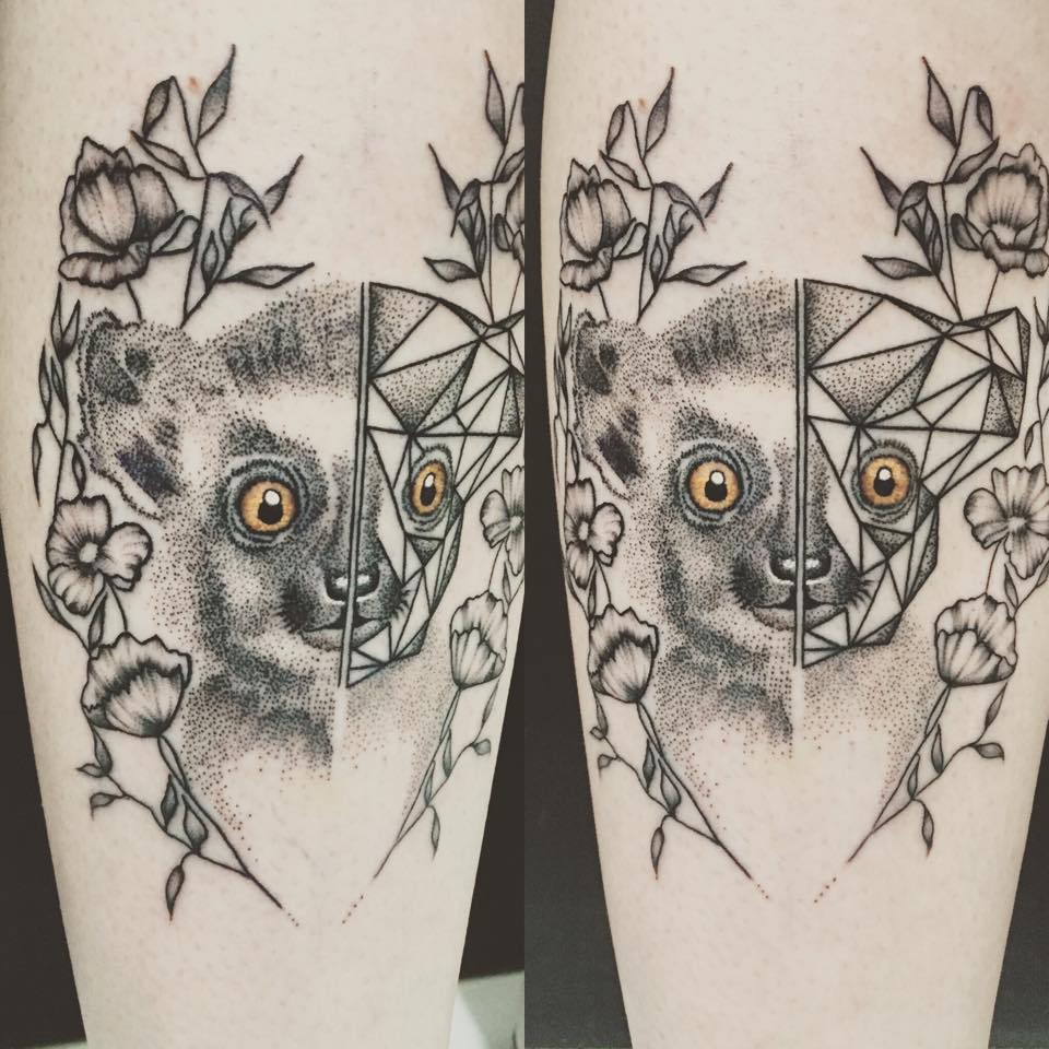 lémurien tatouage