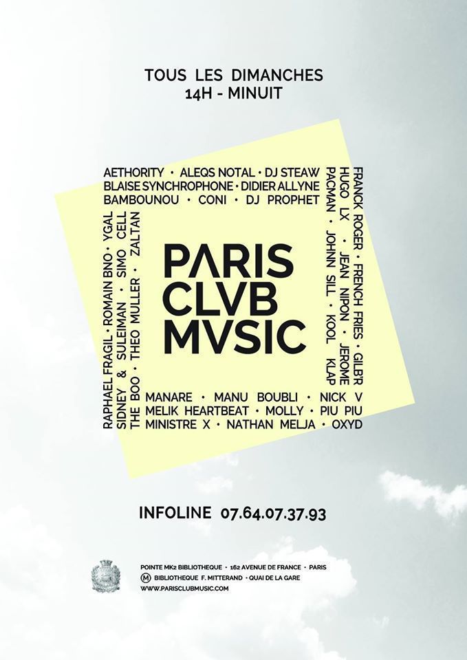 paris club music 15 nov