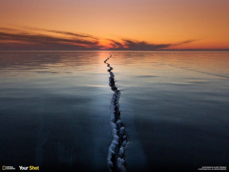 Lac Baïkal, Sibérie, Russie.