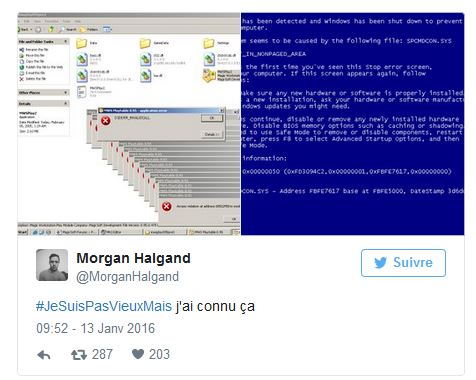 hashtag des nostalgiques
