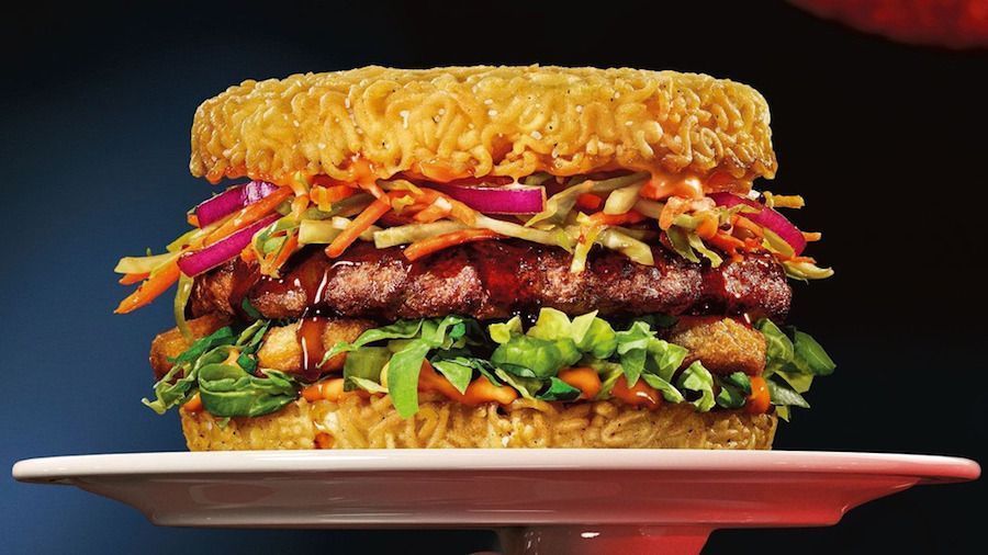 Le Red Ramen Burger