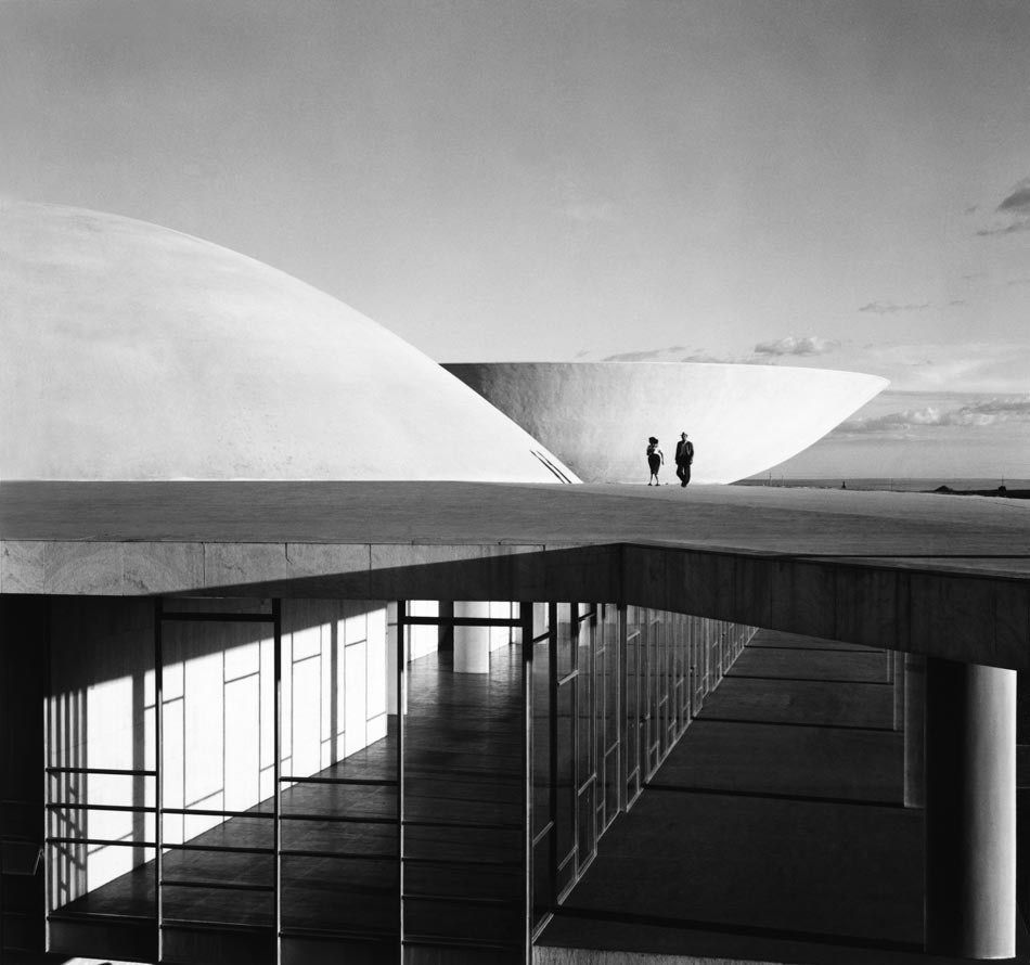 Palácio do Congresso Nacional. Brasília, 1960. Foto: Marcel Gautherot/IMS