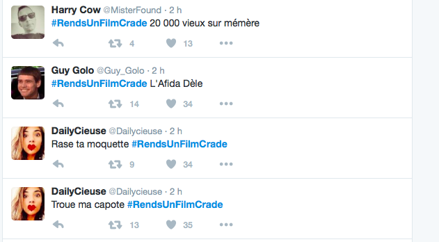 #RendsUnFilmCrade