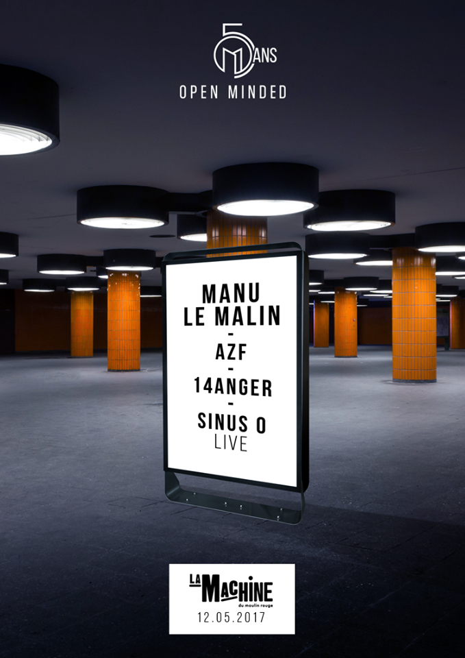 Open Minded Party : Manu Le Malin, AZF, 14anger, Sinus O live